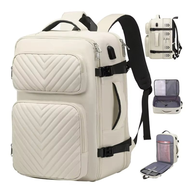 Factory Custom Outdoor Luggage High Quality Travel Business Backpack Bag Mens Extendable Laptop Backpack