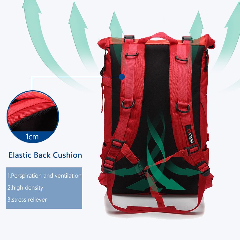 OZUKO 8020 Jiu Jitsu Backpack GYM SPORTS DESIGN OUTDOOR BACKPACK TRAVEL MEN'S CASUAL SPORTS LAPTOP BACKPACKS