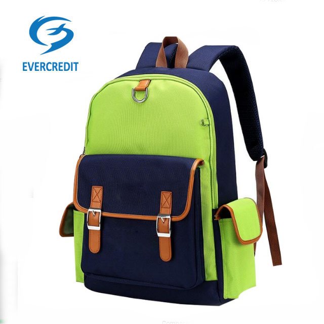 Evercredit New Style Kids School Waterproof duffle bag Laptop OEM Unisex Girl Youth Fasion Stylish Backpack