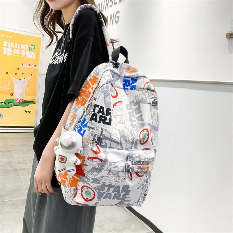 Unique Print School Backpacks Personalized School Bags Mochila Nylon Laptop Backpacks Book Bags Daily Life