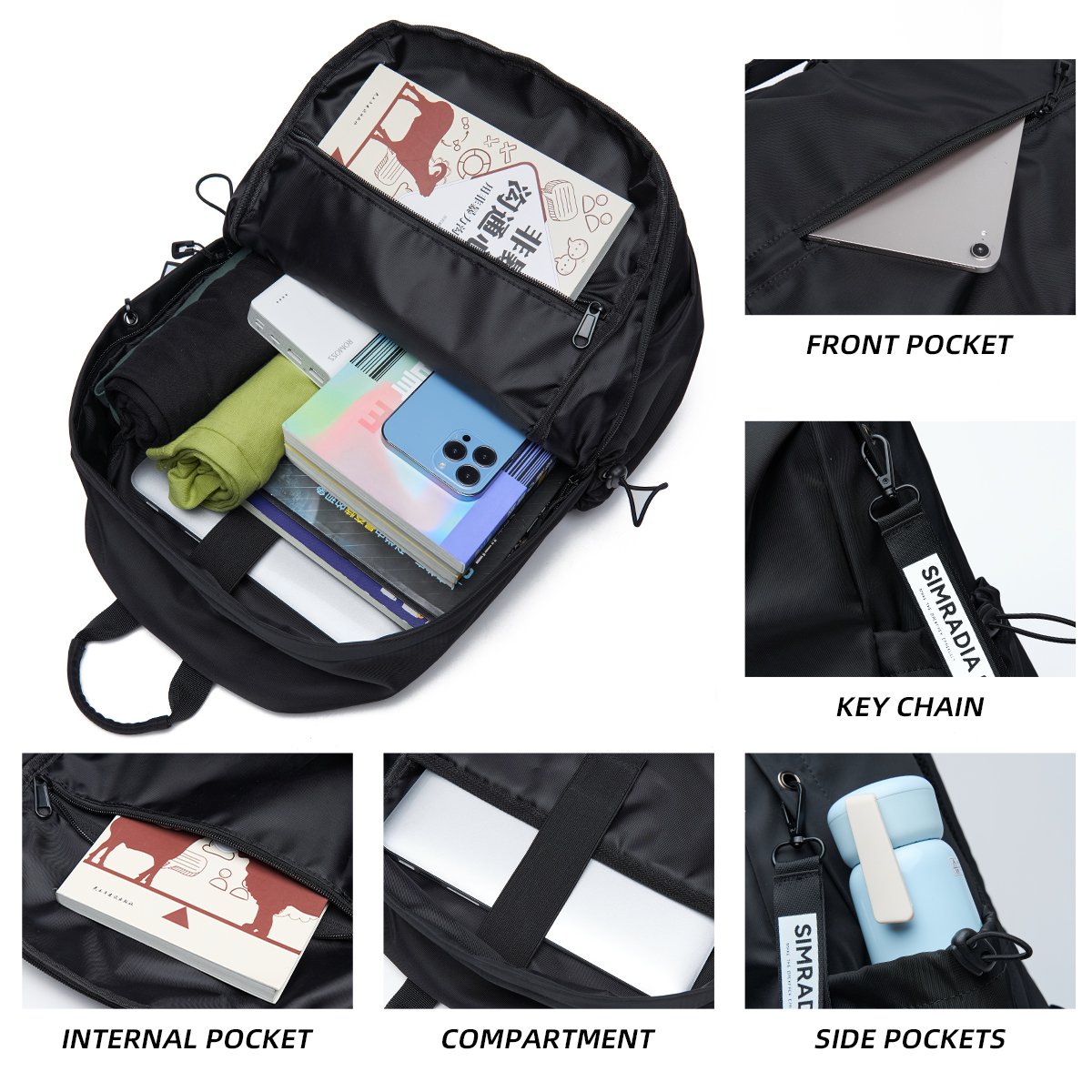 Men's Backpack Laptop Bags For Men Casual Daypacks Outdoor Sports Rucksack Boy School Backpack
