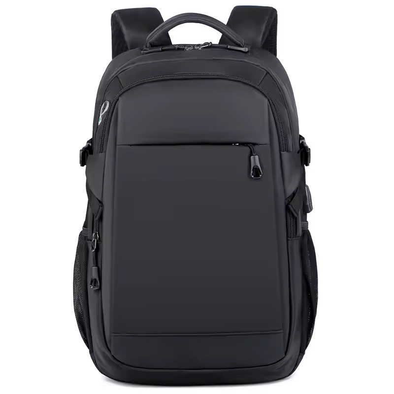 Factory wholesale simple leisure large capacity waterproof computer backpack custom logo business travel men's laptop backpack