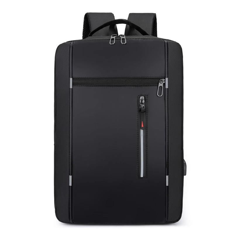 Low MOQ Custom Logo Geometric Laptop Backpack Computer Charging Backpacks Travelling Laptop Backpack With USB Schoolbag