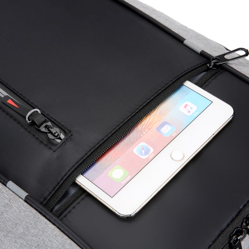 Low MOQ Custom Logo Geometric Laptop Backpack Computer Charging Backpacks Travelling Laptop Backpack With USB Schoolbag