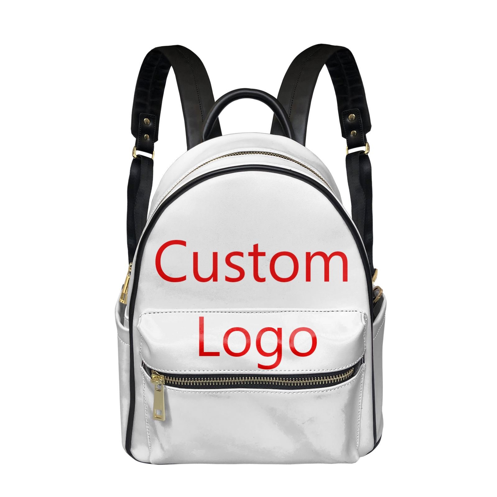 Polynesian Tribal Custom Print Logo Newest Design Fashion PU Leather Outdoor Travel Casual Sports Purse Laptop Backpacks Women