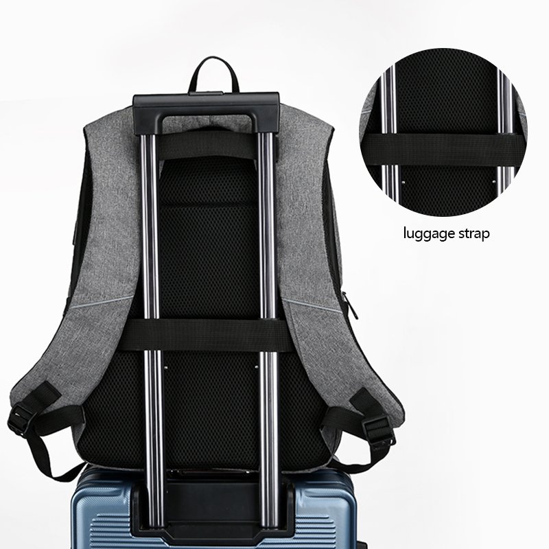 Custom Logo nylon daily life polyester travel computer waterproof 15.6 fashionable business bagpack laptop back bag backpack