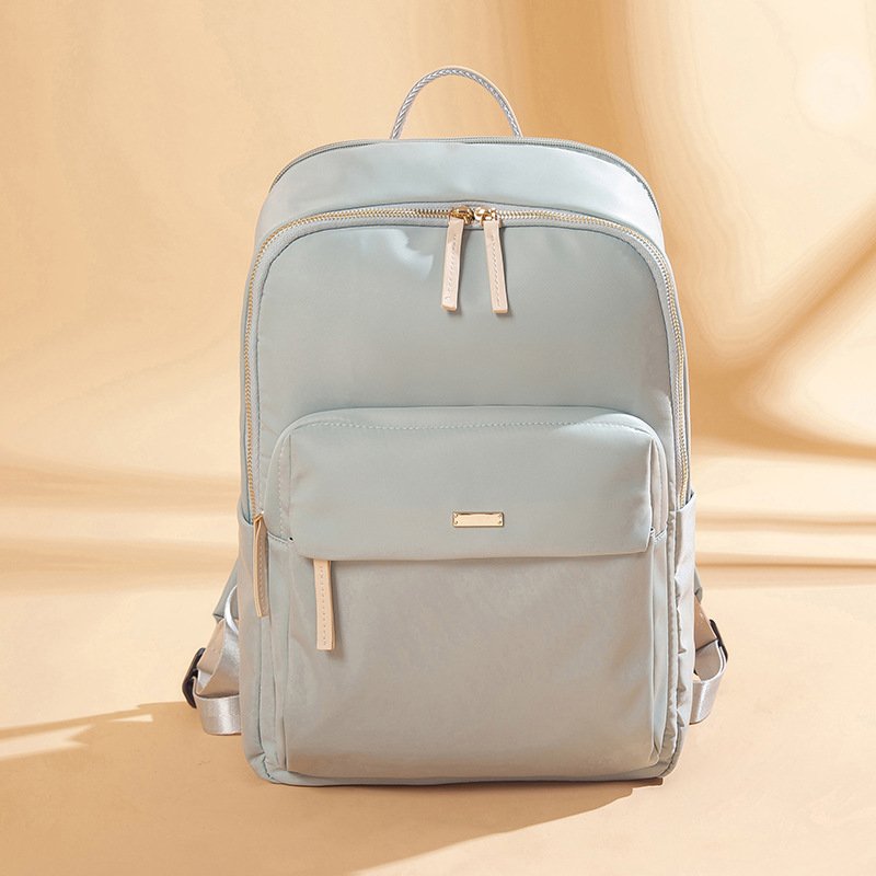 Simple Leisure Classic Fashion Teacher College Work Stylish Daypacks Waterproof Laptop Backpack for Women 14 Inch School Bag