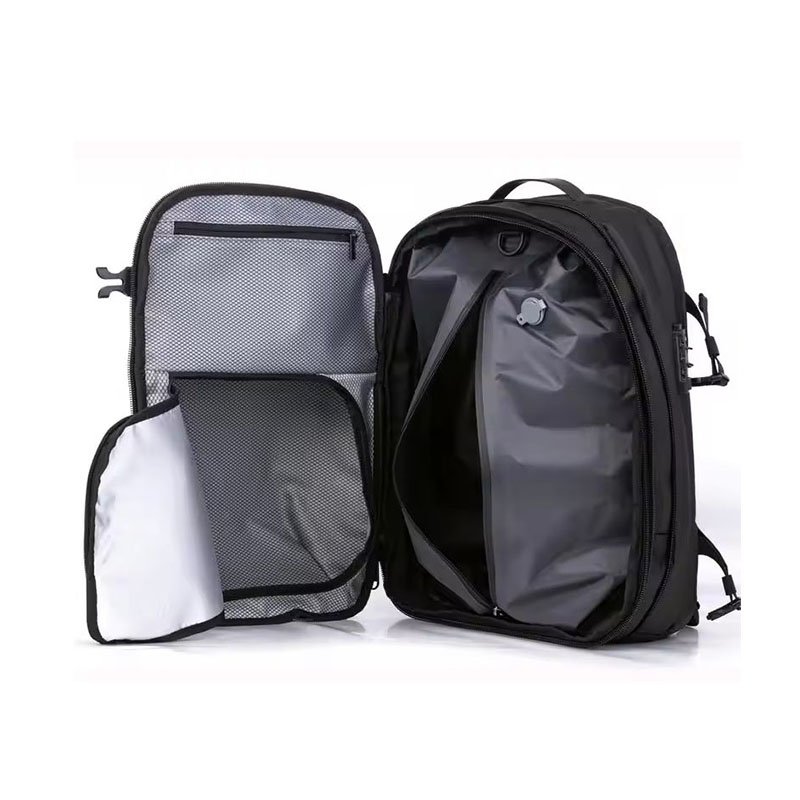 60L Expandable Water Resistant Backpack Vacuum Backpack Anti Theft Travel Backpack