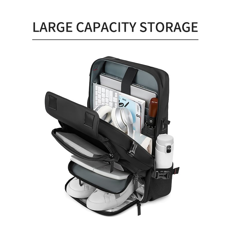 Multiple Usage Outdoor Travel Backpack Carry On Casual Backpack with USB Charging Port Design Waterproof Custom Laptop Backpacks
