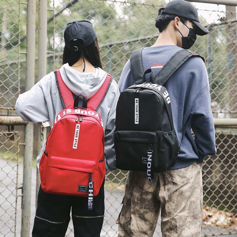 Red Luxury Back Pack Small School Backpack Sling Bags For Men Shoulder Laptop Backpack 2024