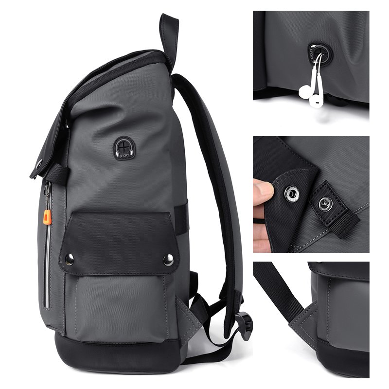Fashion design good quality business knapsack backpack usb charging backpack school bag with OEM custom logo