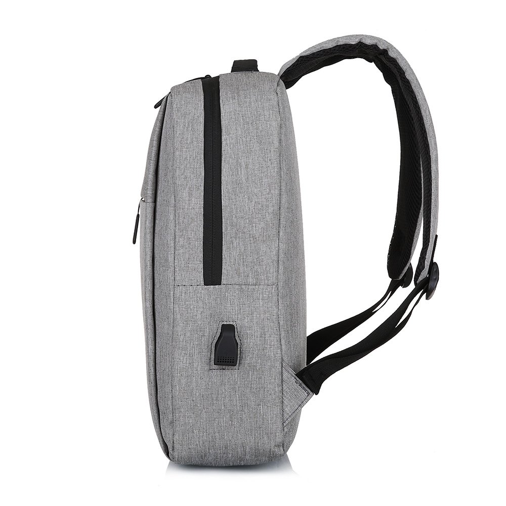 Hot Selling 2022 Ultralight Simple Oxford fabric custom Logo 15.6 inch Laptop Backpack usb design Unisex Knapsack mochilas