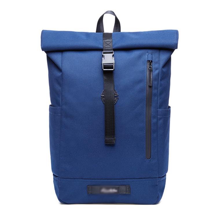 High Quality Polyester Waterproof Travel Roll Top bag rolling laptop Backpack