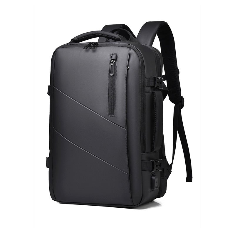 Customize 15 inch Laptop Backpack Airline Approved Business Bag Waterproof Expandable Casual Travel Backpack With USB Charging
