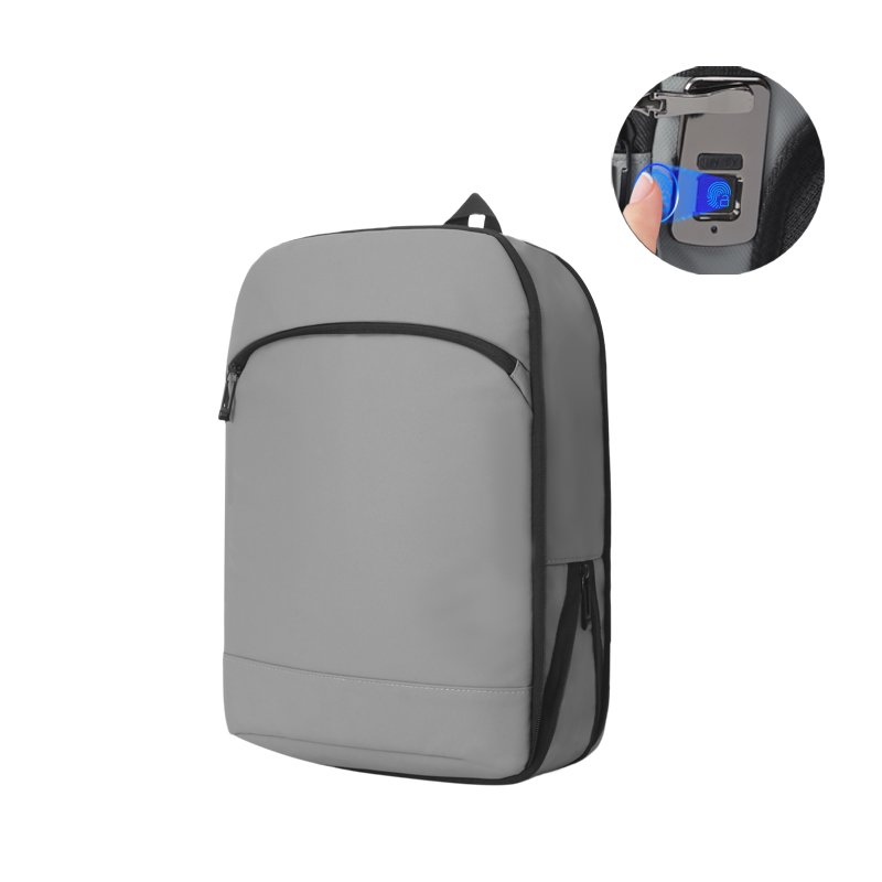 Anti-Theft Usb Charging Men Briefcase Notebook Bags Business Rpet Custom fingerprint lock Laptop Backpack
