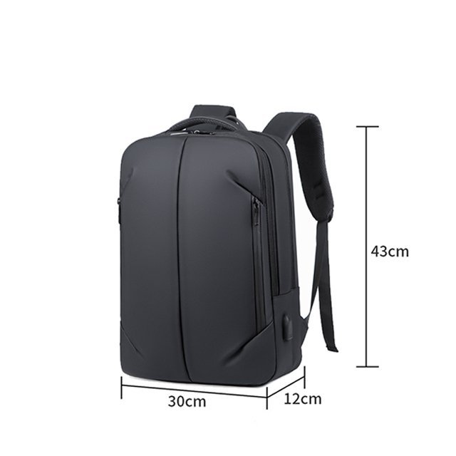 BSCI custom Durable Casual Lightweight Waterproof Rucksack 15 Inch Bag Black backpack office computer bag laptop backpackp