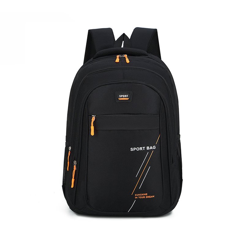 Black Vintage Business Travel Large Capacity Laptop Backpack High School Students Back Pack Durable Waterproof School Bag