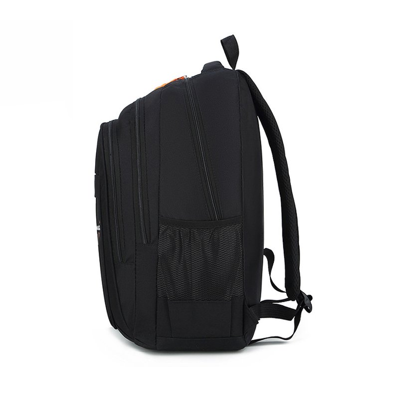 Black Vintage Business Travel Large Capacity Laptop Backpack High School Students Back Pack Durable Waterproof School Bag