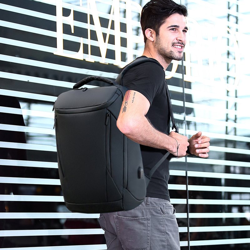High Quality Waterproof USB Business Laptop Backpack For 15.6 inches Man Travel Outdoor Leisure Bag