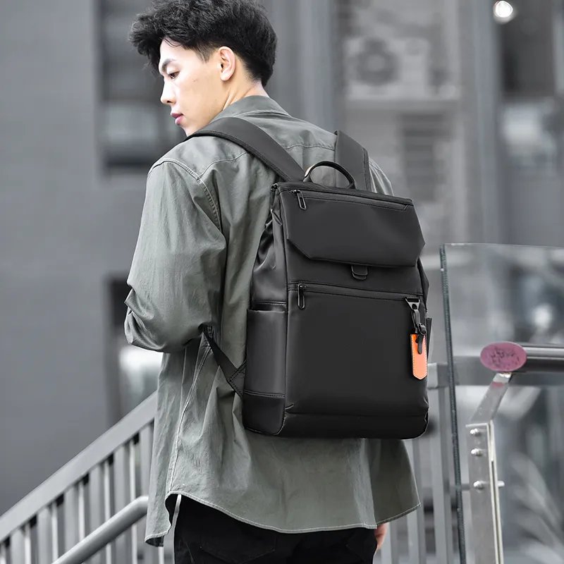 Marksman 2023 Fashion Waterproof Custom Logo School Bag Casual Large Capacity USB Anti-theft Laptop Backpack for Men