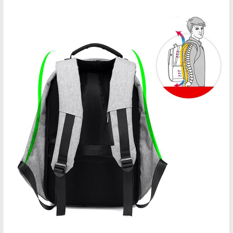 Factory Wholesale Usb Business Anti Theft Smart Computer Backpacks Recycled Waterproof School Backpack Bag Men Laptop Backpacks