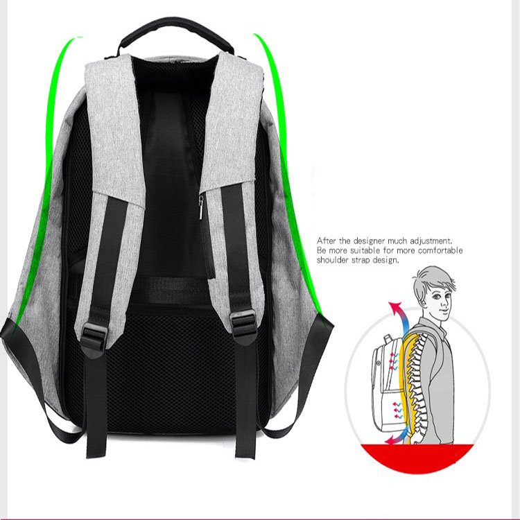 Factory Wholesale Usb Business Anti Theft Smart Computer Backpacks Recycled Waterproof School Backpack Bag Men Laptop Backpacks