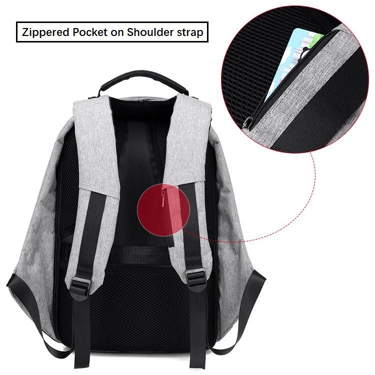 Factory Wholesale Usb Business Anti Theft Smart Computer Backpacks Recycled Waterproof School Backpack Bag Men Laptop Backpacks