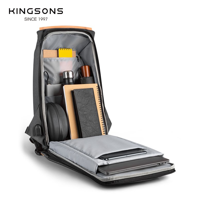 Kingsons best seller laptop smart storage business backpack waterproof travel backpack anti theft multi-functional laptop bag