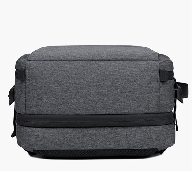 USB Charge Port Men's Expandable Backpack Fashion Waterproof Leisure Travel Backpack Oxford Business Laptop Backpack
