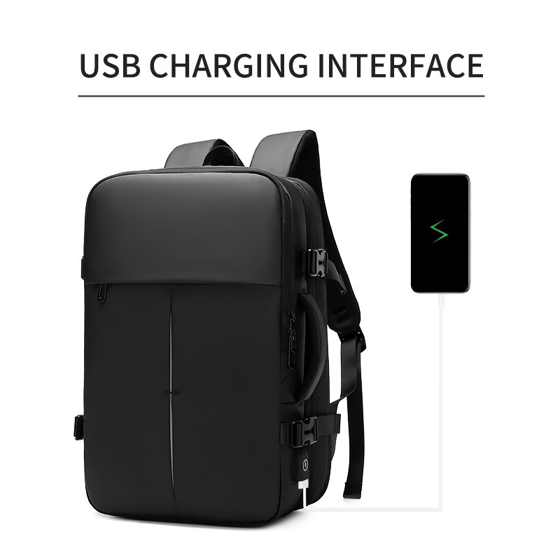 8886 Travel Laptop Backpack Anti-Theft Bag with USB Charging Port Business Backpack Fit 16 Inch Laptops for Men Women