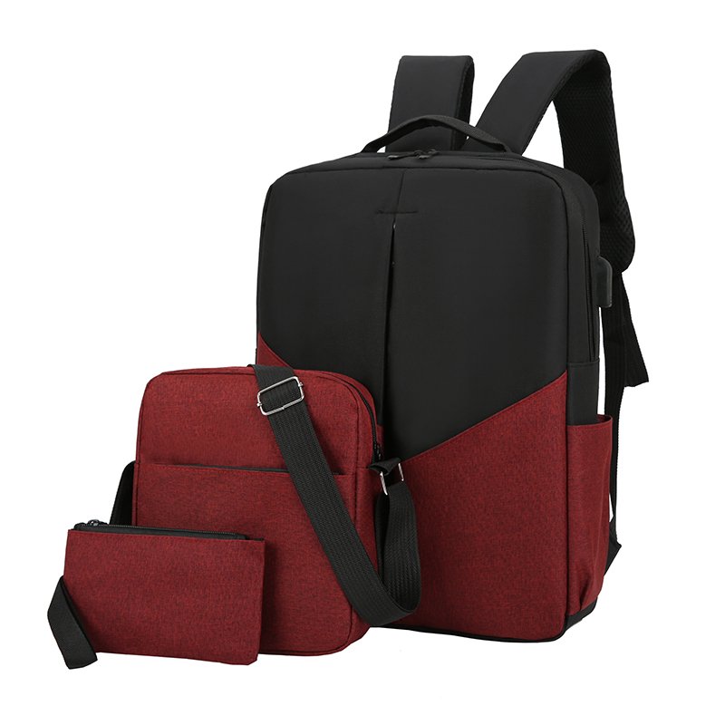 New high-capacity laptop backpack 3 in 1 school backpack school bag set business laptop bag set Laptop Backpack Set