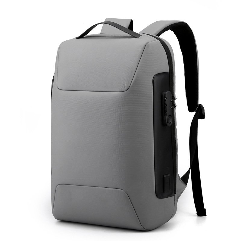 Wholesale Splash-proof fabric anti theft Office men business computer backpack 15.6 inch laptop bag backpack with usb