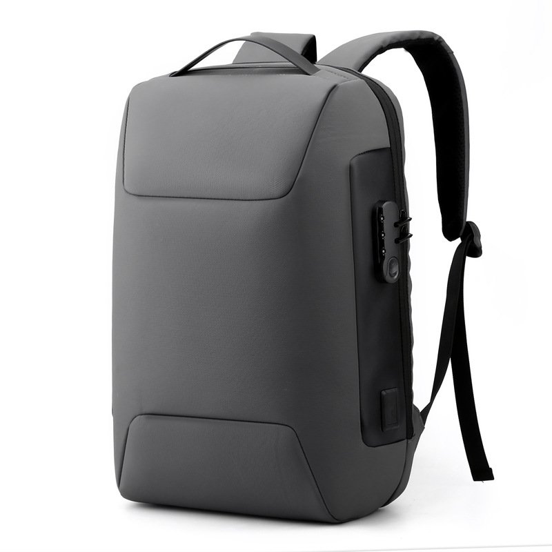 Wholesale Splash-proof fabric anti theft Office men business computer backpack 15.6 inch laptop bag backpack with usb