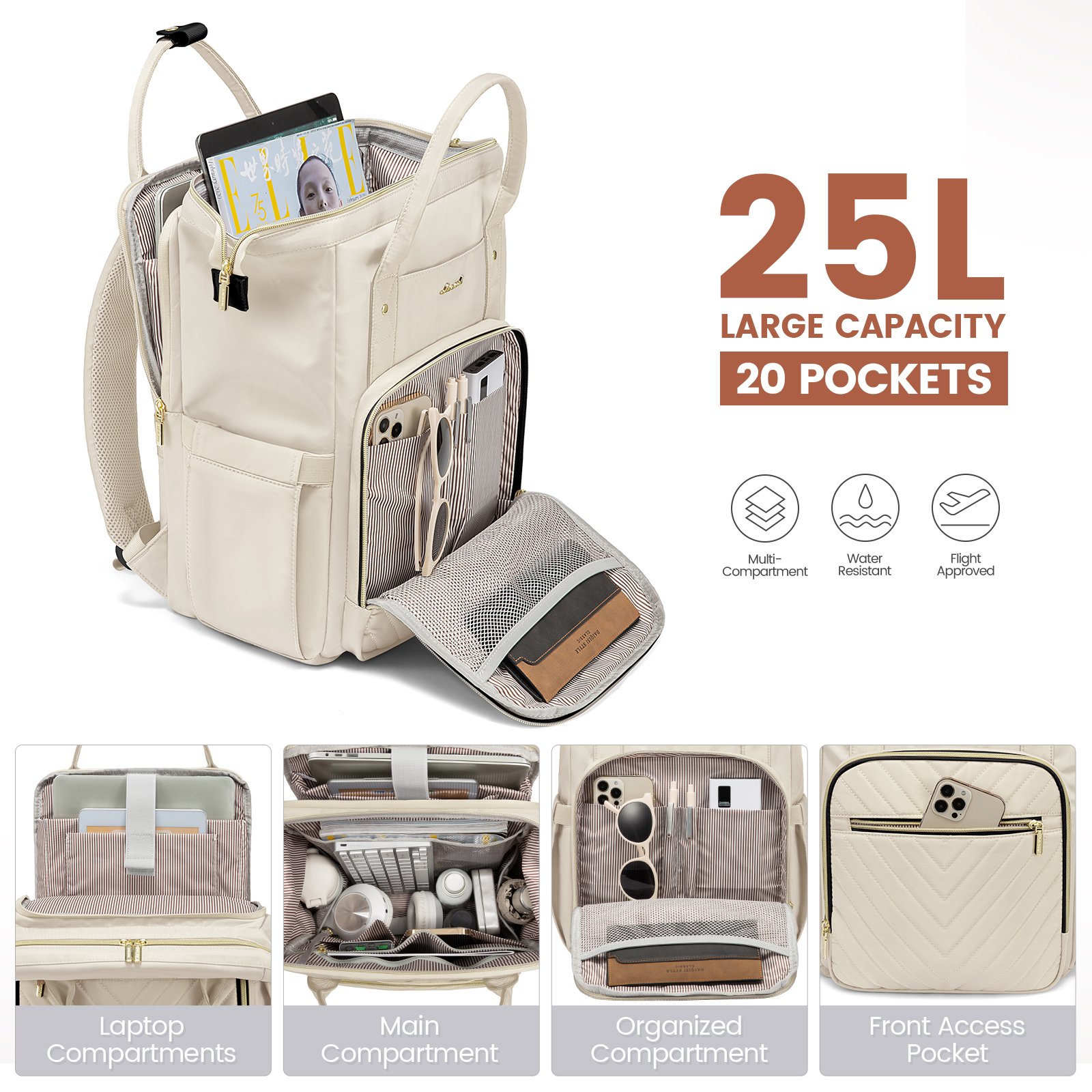 LOVEVOOK Waterproof computer back pack college bags New school bag Backpack women casual Sport backpack notebook Laptop rucksack