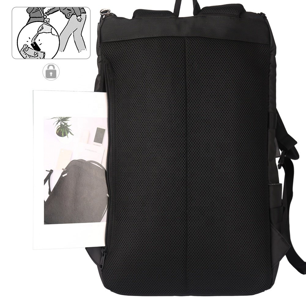Aoking mochilas custom logo laptop backpack bag polyester students usb charging backpack