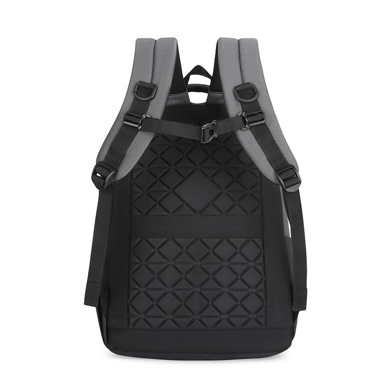 Business waterproof backpack black nylon laptop backpacks school bags unisex custom