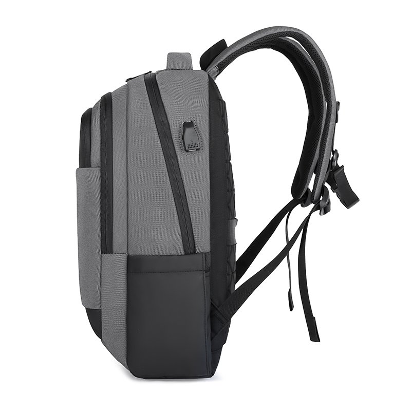 Business waterproof backpack black nylon laptop backpacks school bags unisex custom