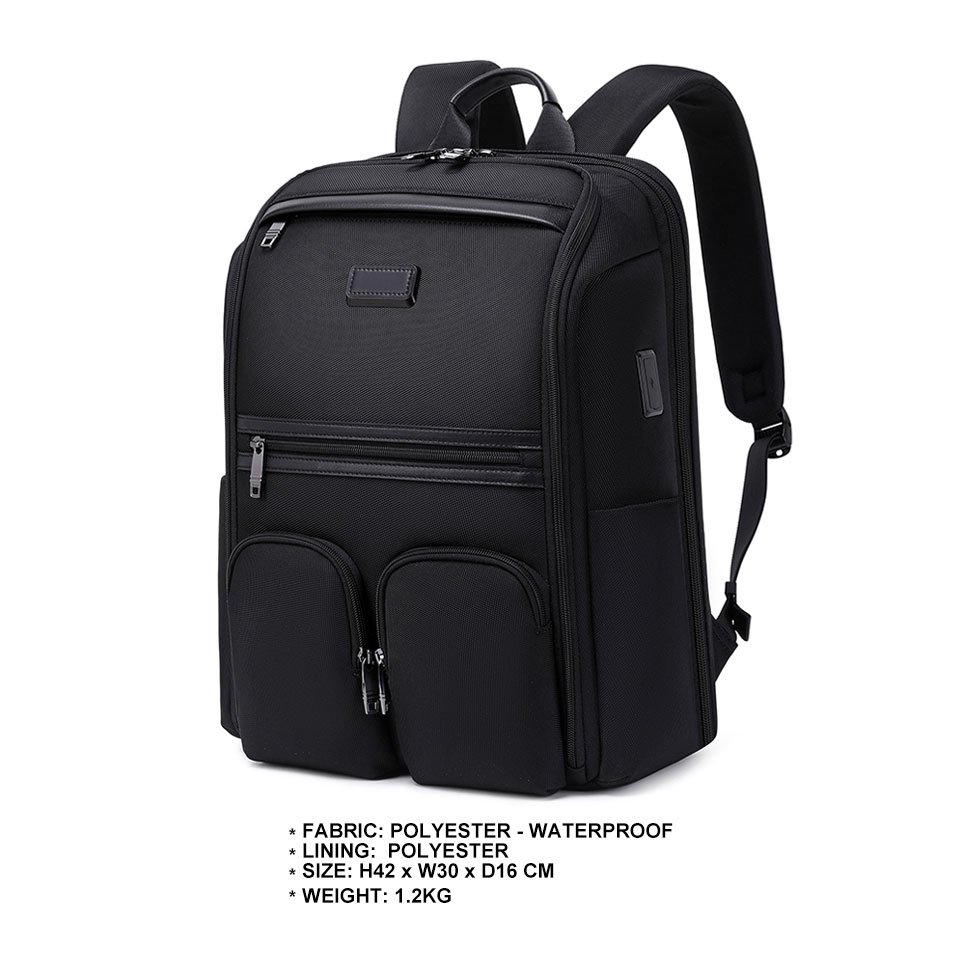 Guangzhou manufacturer accept custom logo large capacity waterproof men business travel laptop backpacks with usb
