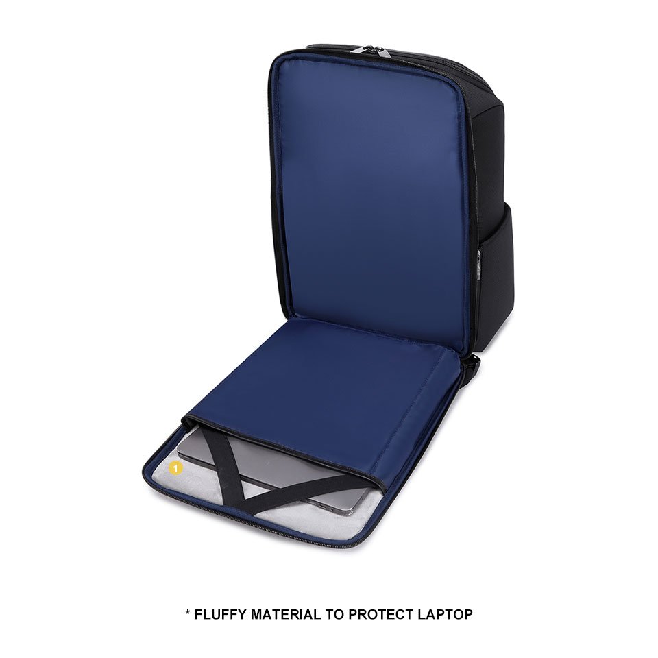 Guangzhou manufacturer accept custom logo large capacity waterproof men business travel laptop backpacks with usb