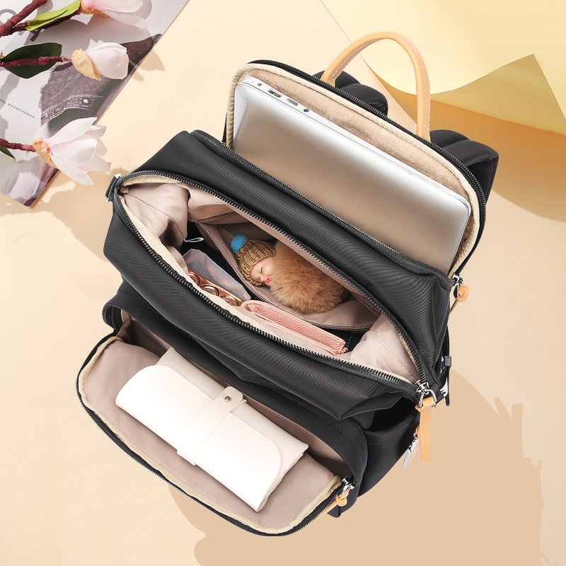 BOPAI customize women business casual para mujeres mochilas lightweight luxury back pack fashion laptop backpack ladies