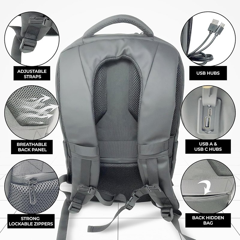 LED Backpack with Programmable Screen led advertising laptop Backpack for women and men best Christmas Gift