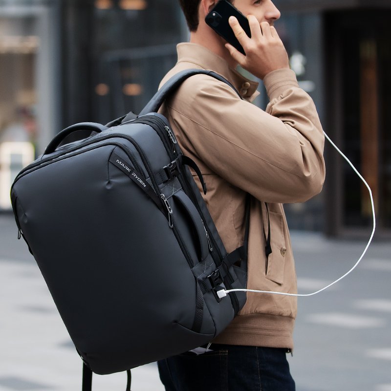 Mark Ryden Hot wholesale men's large-capacity multifunctional backpack business travel bag travel shoulder bag