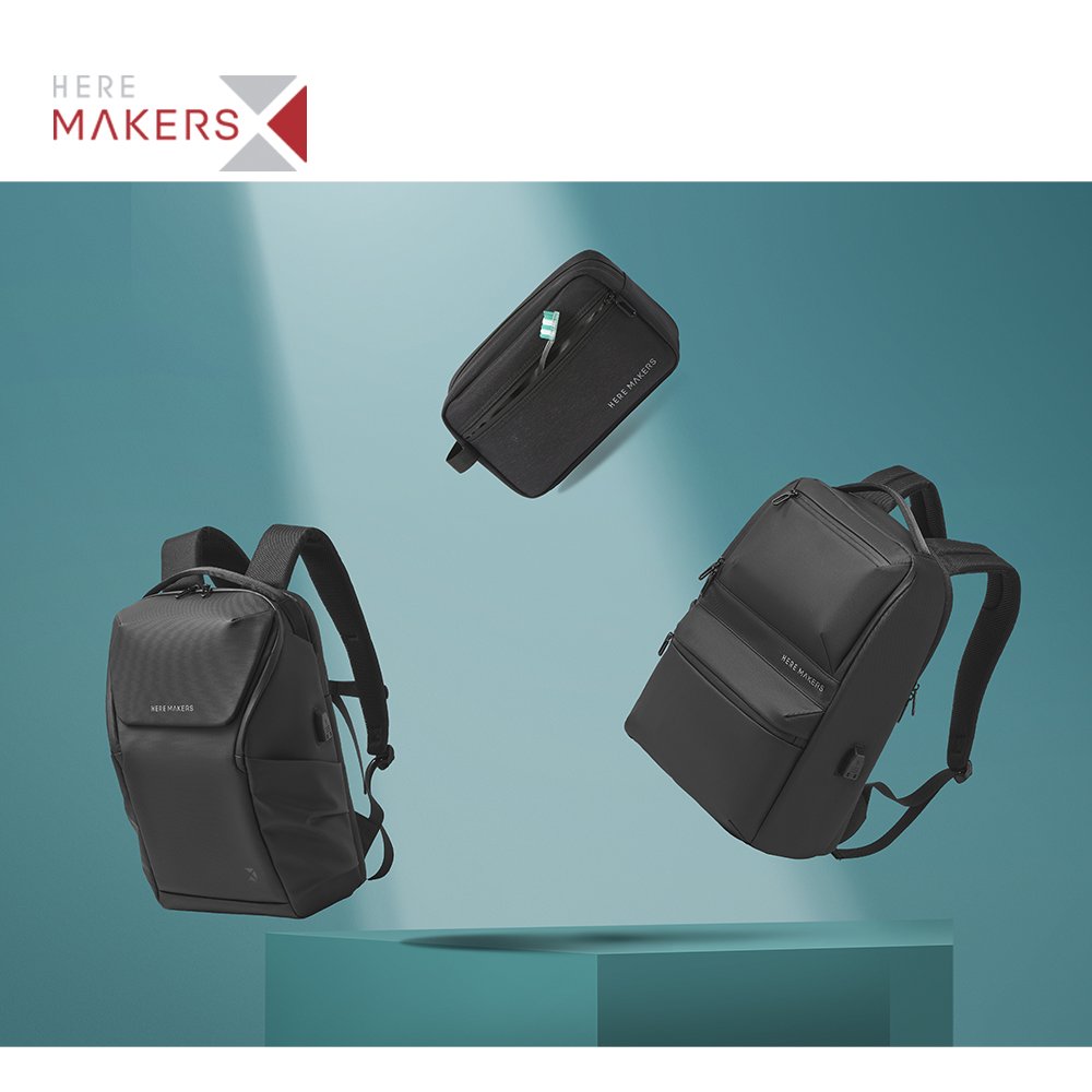 Factory custom design luxury mens business backpack waterproof laptop back pack bag with USB
