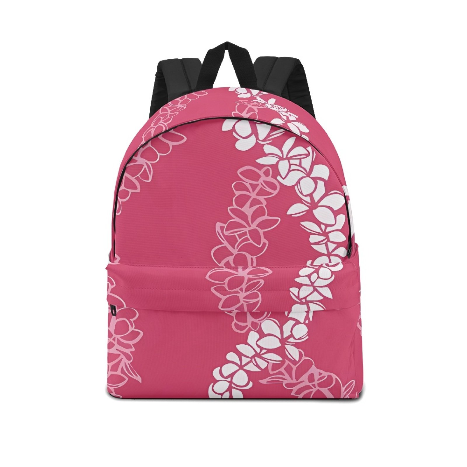 Large Capacity Durable Waterproof Black Hawaii Custom Print Ohia Lehua Desgin Laptop Travel Bag School Backpacks for Girls Boys
