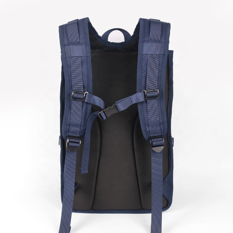 CHANGRONG Custom recycled polyester Roll top laptop backpack for school