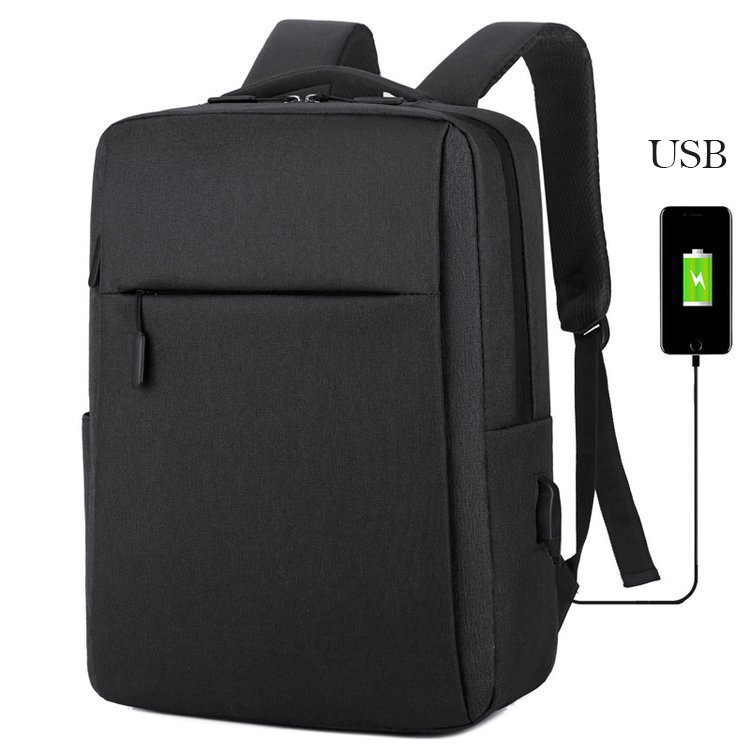 Custom Logo Cheap Business male water proof USB charger Laptop backpack