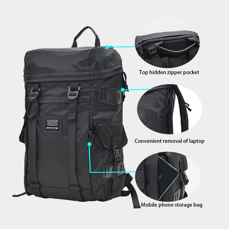 Factory customized wholesale polyester fashion trend high-quality laptop backpacks