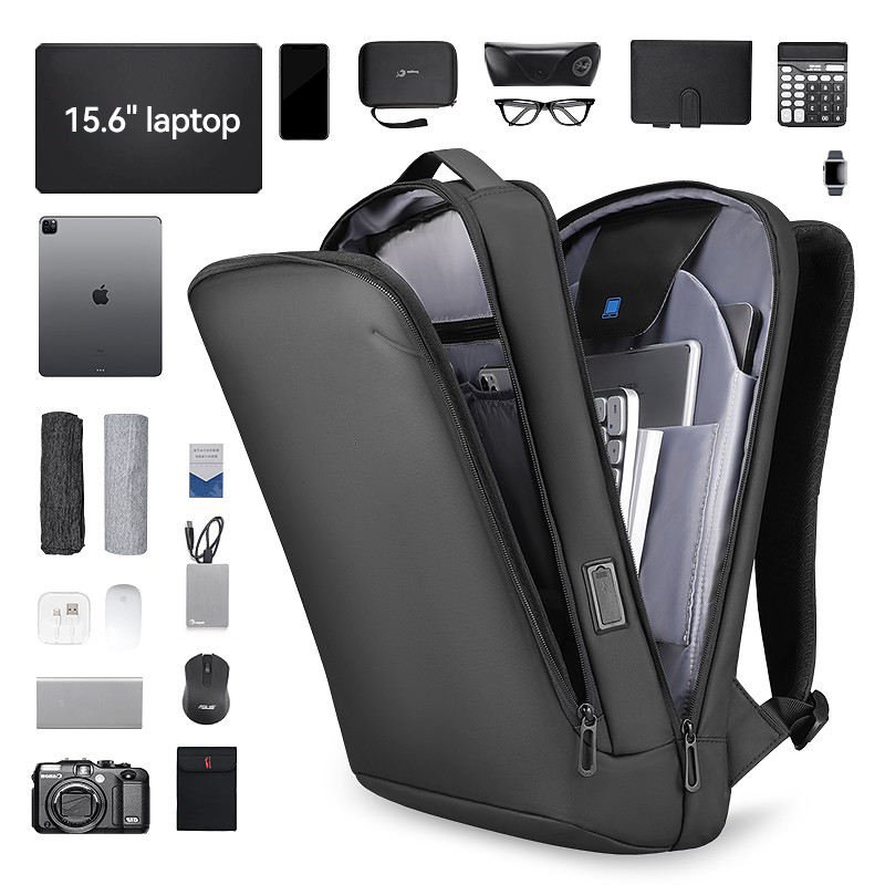 Wholesale Laptop Backpacks Water Repellent Light Weight Travel Backpack Bag For Men Thin Business Backpack