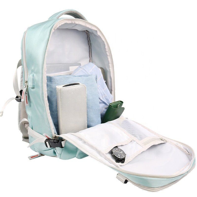 CHANGRONG Custom Waterproof Beige ladies Business Laptop Daypack Backpack