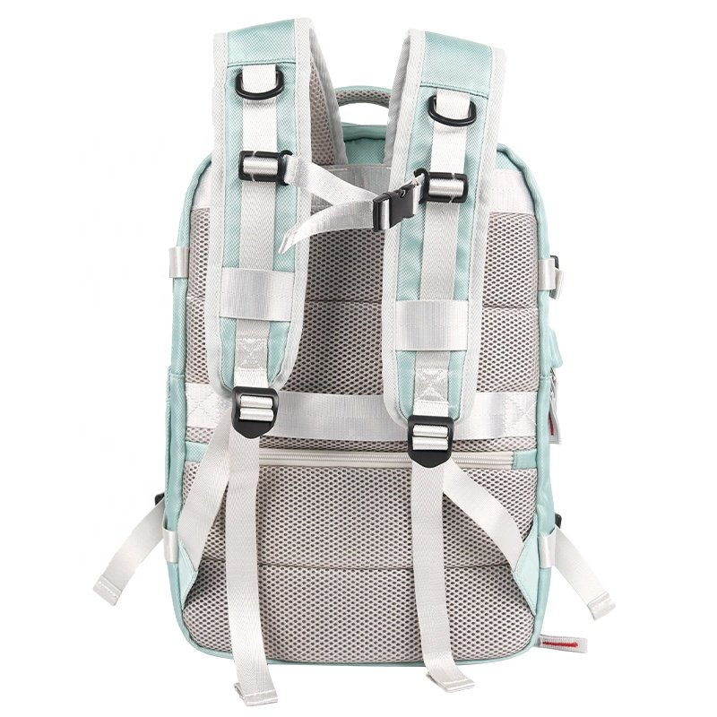 CHANGRONG Custom Waterproof Beige ladies Business Laptop Daypack Backpack